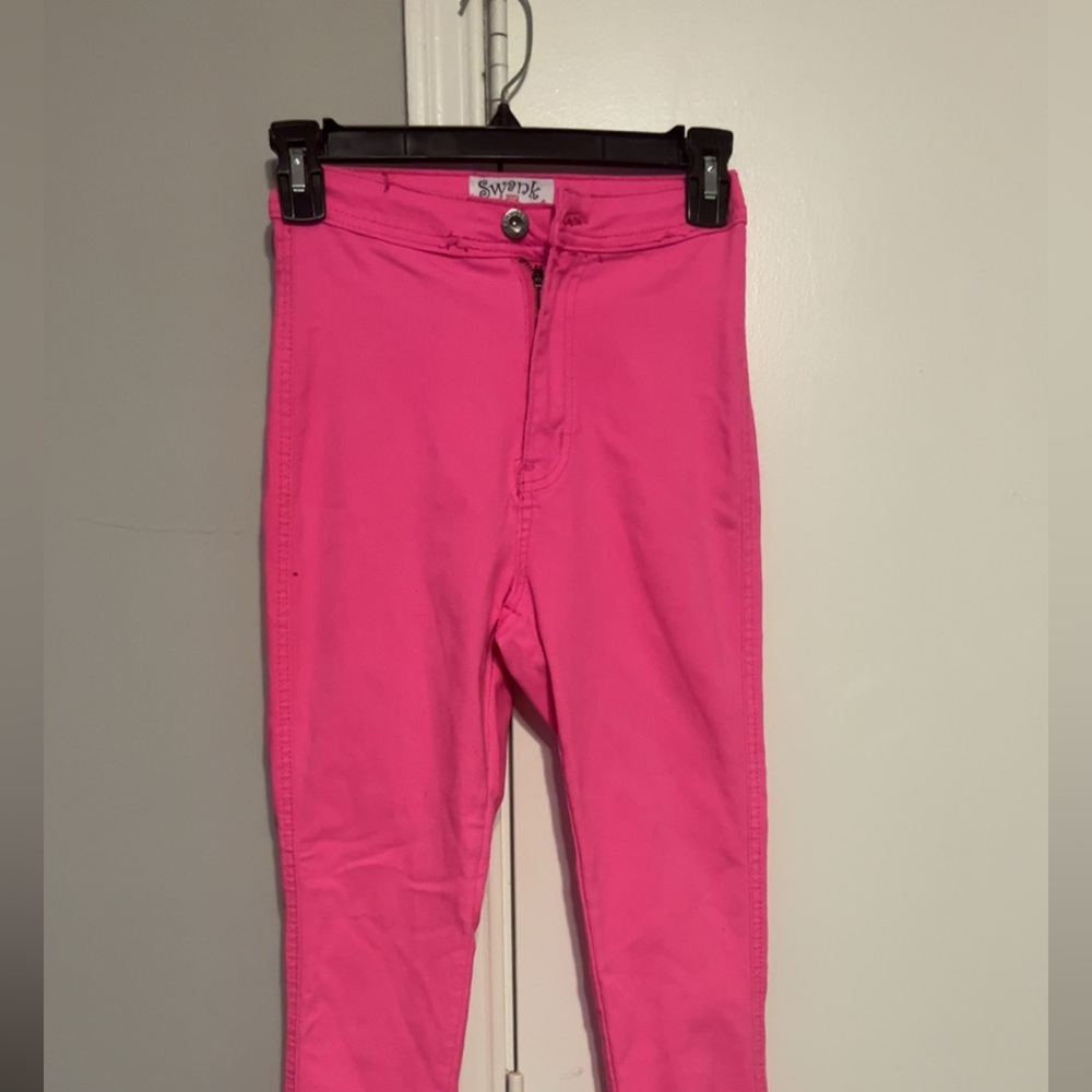 SWANK Bright Pink Skinny Jeans
